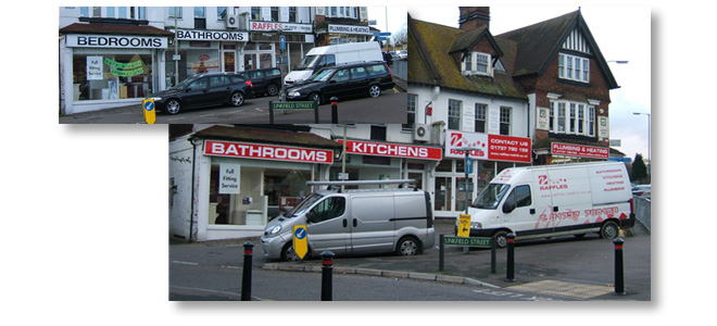 Graphic design in Redhill - Raffles signage and vehicle decoration