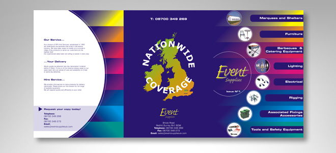 Event Supplies: leaflet - outside