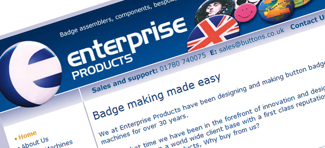Enterprise Products's website: design and development