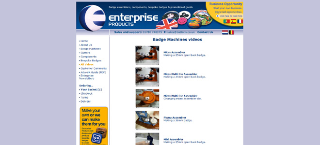 Enterprise Products's website: videos page
