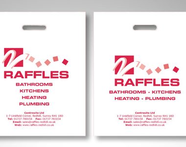 Raffles's Business Identity: delivery note forms design