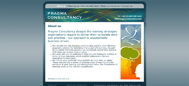 pragma consultancy website